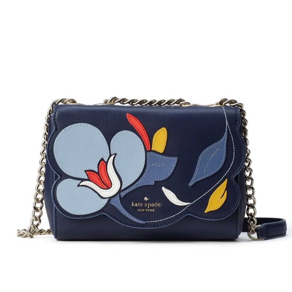 NWT Kate Spade New York Briar Lane Floral Quilted Mini Emelyn Shoulder Bag